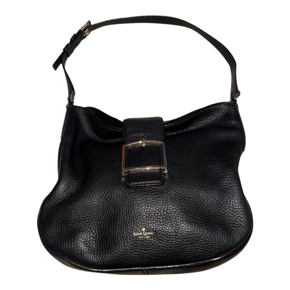 Kate Spade Black Pebbled Leather Hobo Bag - Picture 4 of 10